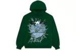 Hunter Green Sp5der Web Hoodie