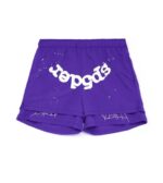 OG WEB SP5DER SHORTS PURPLE