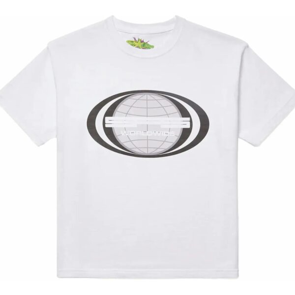 Sp5der Jumbo Globe Tee White