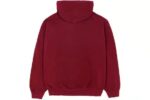 Sp5der Logo Maroon Hoodie