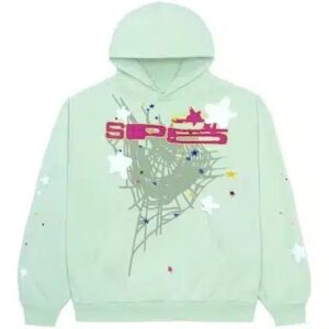 Sp5der SP5 Mint Hoodie